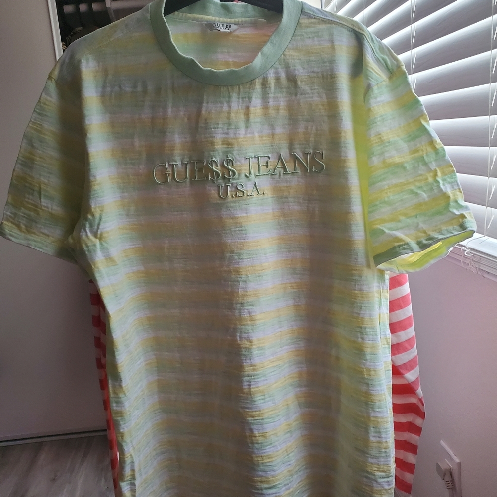 Asap Rocky Guess Stripe Tee
